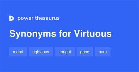 virtuos synonyms|Virtuous .